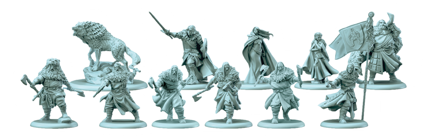 A Song of Ice and Fire : Tabletop Miniatures Game - Stark Starter Set